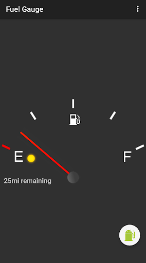 Android application Fuel Gauge screenshort