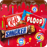 Chocolate, Candy3D иконки тем фоновых HD