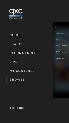 Android application QXCTV screenshort