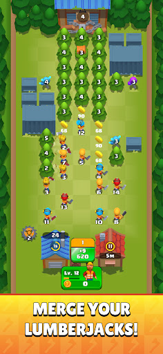 Android application LumberVille: Idle Merger screenshort