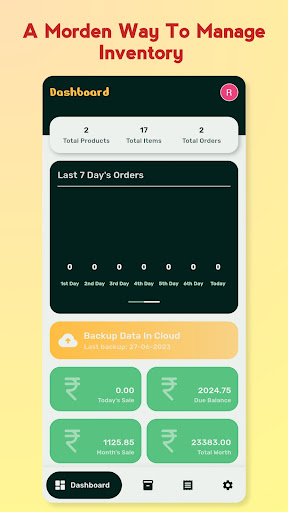 InStock -The Inventory Manager Screen 2