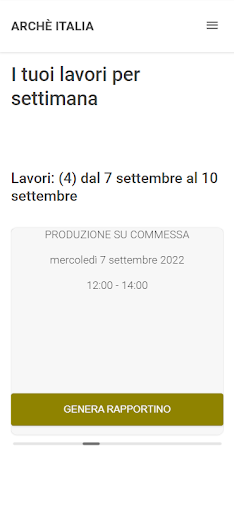 Archè Italia App Screen 3