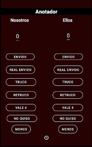 Android application Anotador Truco Argentino screenshort