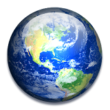 Rotating Earth 3D Wallpaper icon