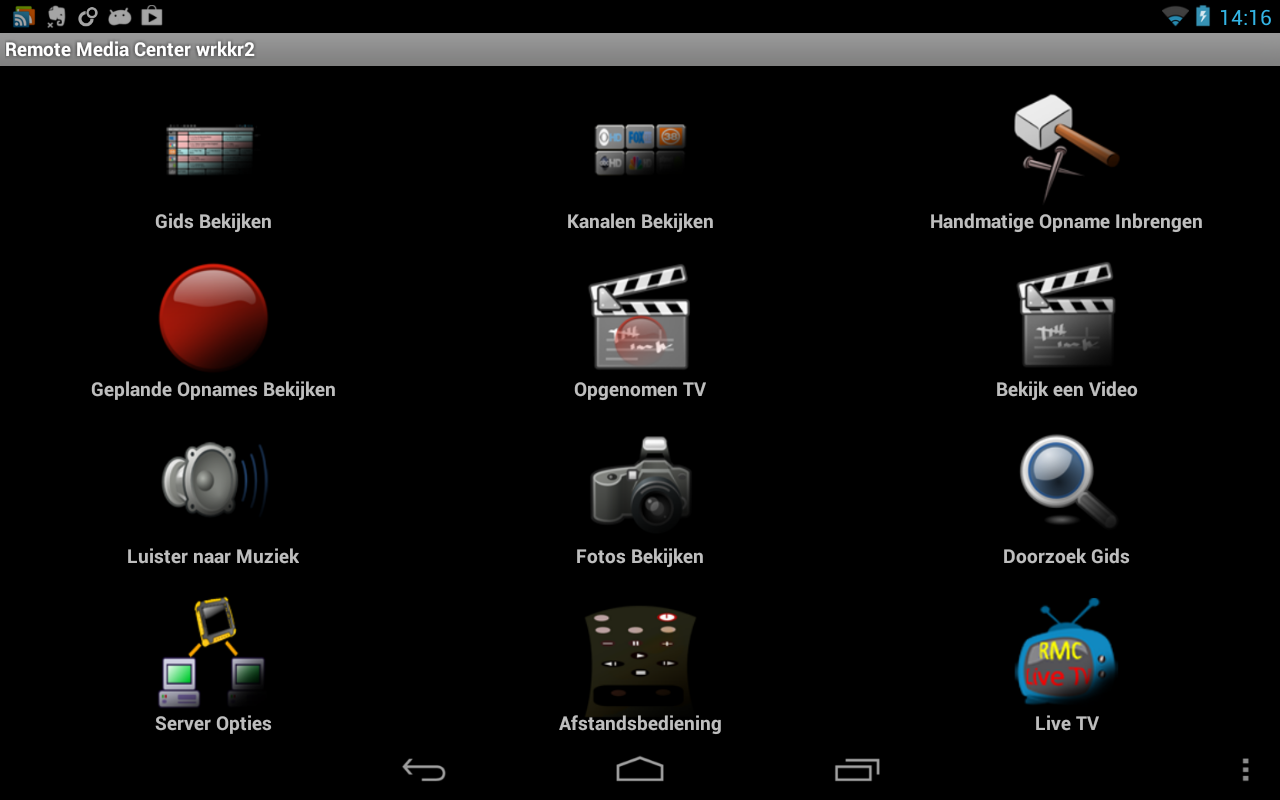 Android application Live TV screenshort