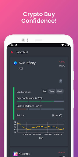 Screenshot of Coin Confidence