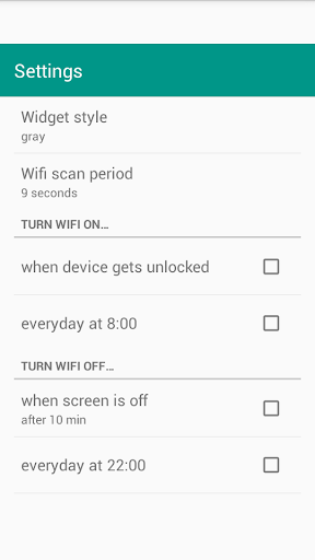 World Wifi Widget Screen 3