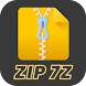 UnRar UnZip 解凍アプリ Zip 圧縮 パスワード