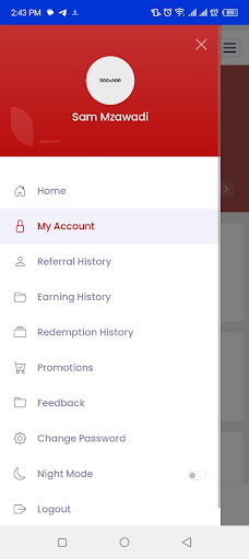 CnG Loyalty App Screen 3