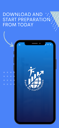 Android application Book My Certification screenshort