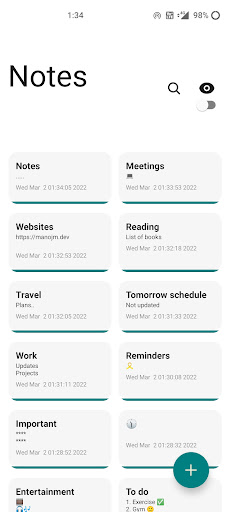 Notes App Screen 2
