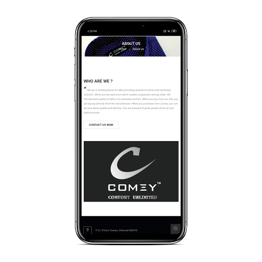 Comey-Mens Shirts Shopping App Screen 3