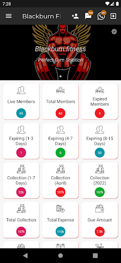 Black Burn Fitness Screen 3