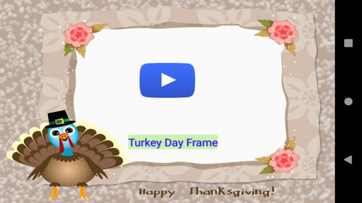 Android application Turkey day photo frame. screenshort