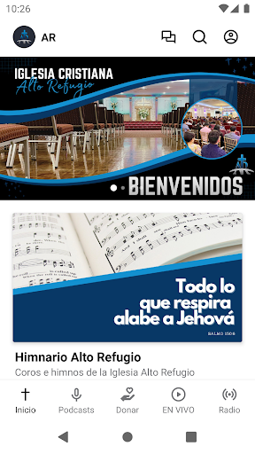 Android application Alto Refugio screenshort