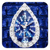 Luxurious Diamond Clock Theme icon