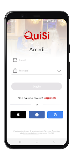 Android application QuiSi screenshort