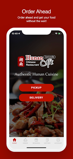 Android application Hunan Cafe Centreville screenshort