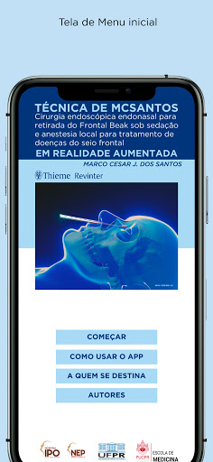 Android application IPO - Cirurgia do Seio Frontal screenshort