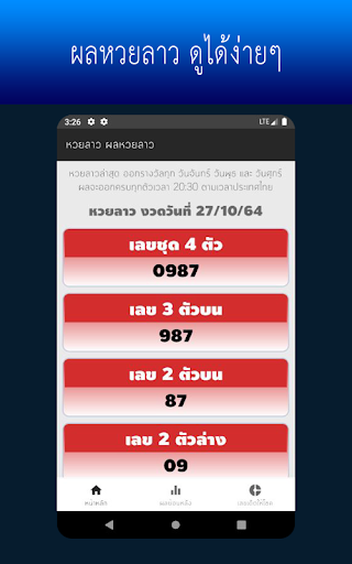 Android application หวยลาว ผลหวยลาว screenshort