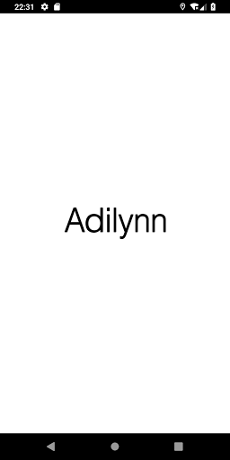 Android application Adilynn screenshort