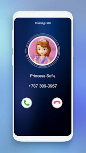 princess sofia fake call