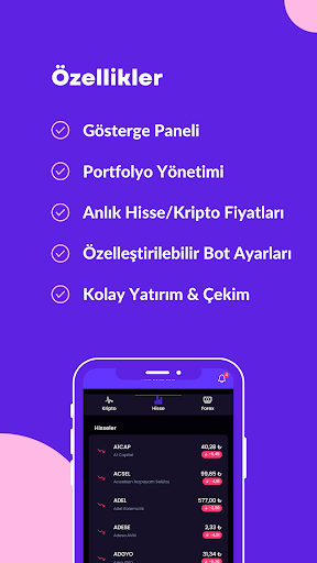 Akıllı Borsa Botu - Yapay Zeka Screen 2