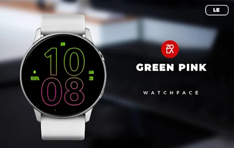 Green Pink LE Watch Face