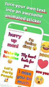 Animated Sticker Maker & Text