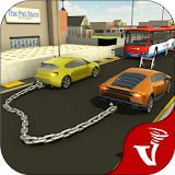 Chained Cars Rivals Racing Crazy Stunt Driver 3D icon