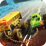 Chained Monster Truck 3D Crazy Car Racing icon