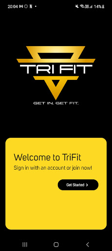 Android application myTriFit screenshort