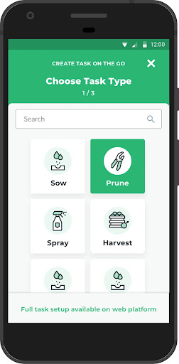 Android application TieUpFarming - Beta screenshort