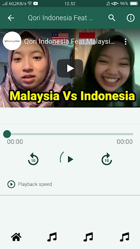 Android application international female qori screenshort