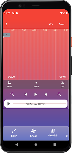 Audio Recorder and Editor Screen 2