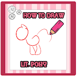 Cover Image of ダウンロード How To Draw Cute Pony  APK