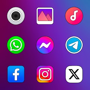 Color OS - Icon Pack Captura de pantalla