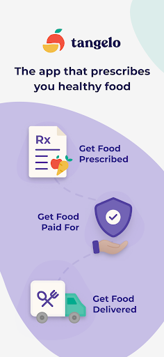 Android application Tangelo - Get Food Prescribed! screenshort