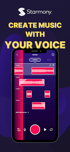 Android application Starmony - Make Music screenshort