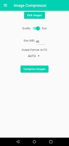Image Compressor Screen 2