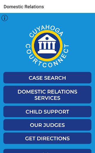 Android application Cuyahoga CourtConnect screenshort