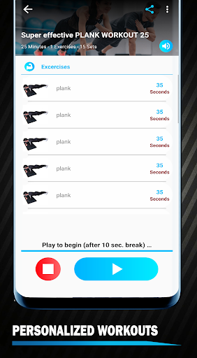 Plank Workout at Home 30 Day F