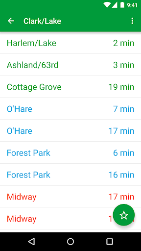 FastTimes: Chicago CTA + Divvy Screen 3