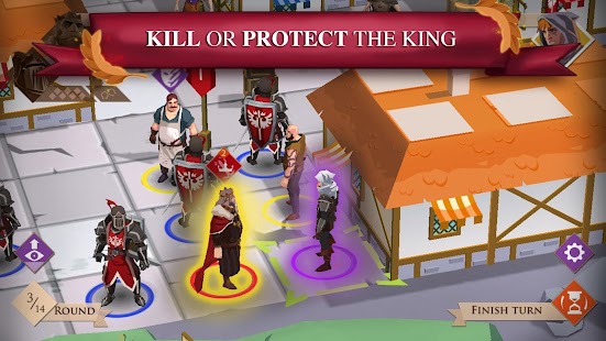 King and Assassins: Captură de ecran pentru jocul de masă