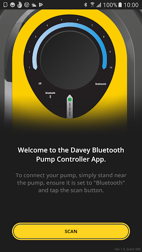 Android application Davey Pool Pump screenshort