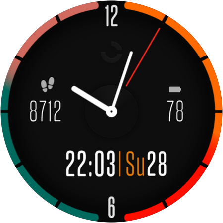 Android application Watch face Cosmo screenshort