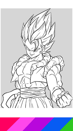 Android application Ultra Instinct Coloring Book screenshort