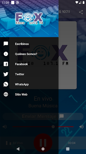 Fox radio tres isletas 107.1 Screen 2