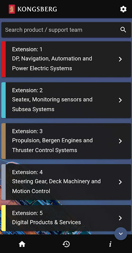 Android application KM-Support screenshort