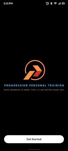 Android application Progression Personal Training screenshort